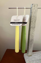 Load image into Gallery viewer, 7" Taper Candle / Candlestick / Dinner Candle / Beeswax: Black