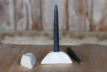 Load image into Gallery viewer, 7" Taper Candle / Candlestick / Dinner Candle / Beeswax: Lime green