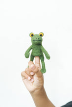 Load image into Gallery viewer, Frog Finger Puppet