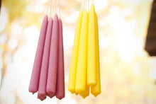 Load image into Gallery viewer, 7" Taper Candle / Candlestick / Dinner Candle / Beeswax: Black