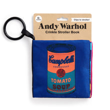 Load image into Gallery viewer, Andy Warhol Crinkle Fabric Stroller Book