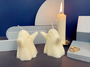 3.75In Cute Ghost Candle, halloween Ghost Scented Candle