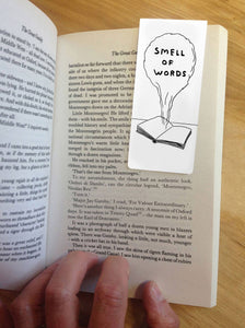 David Shrigley Magnetic Bookmark Smell of Words