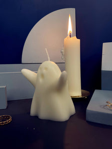 3.75In Cute Ghost Candle, halloween Ghost Scented Candle