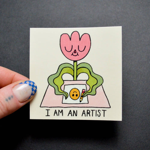 'I am an Artist' Sticker