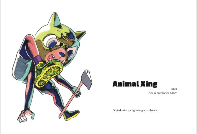 Animal Xing Print