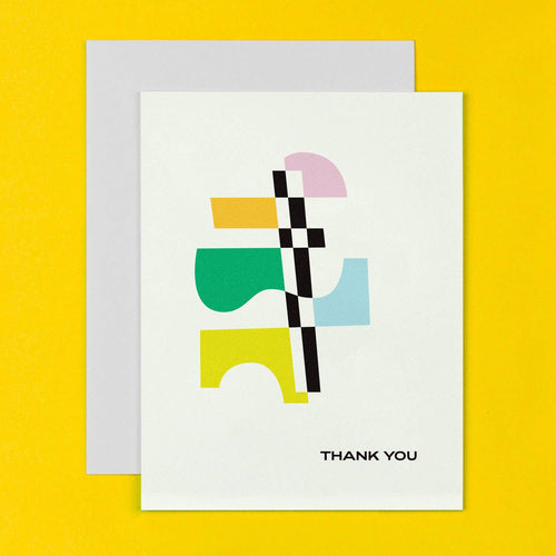 Abstract Thank You Card